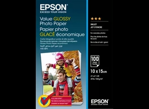 Epson Value Fényes Fotópapír 183 g/m2 - 10x15cm - 100 lap