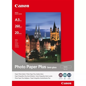 Canon SG-201 Photo Plus Semi-gloss 260g/m² - A3, 20 lap