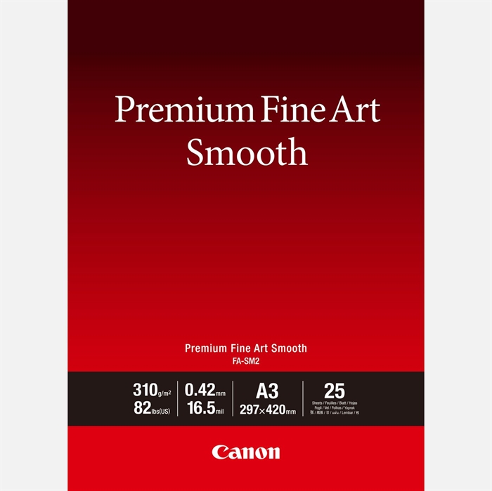 Canon FA-SM2 FineArt Premium Smooth - A3, 25 lap