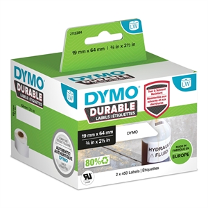 Dymo LabelWriter Tartós vonalkód címke 19 mm x 64 mm 2 tekercs