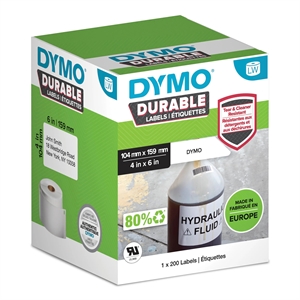 Dymo LabelWriter Tartós extra nagy szállítási címke 104 mm x 159 mm db.