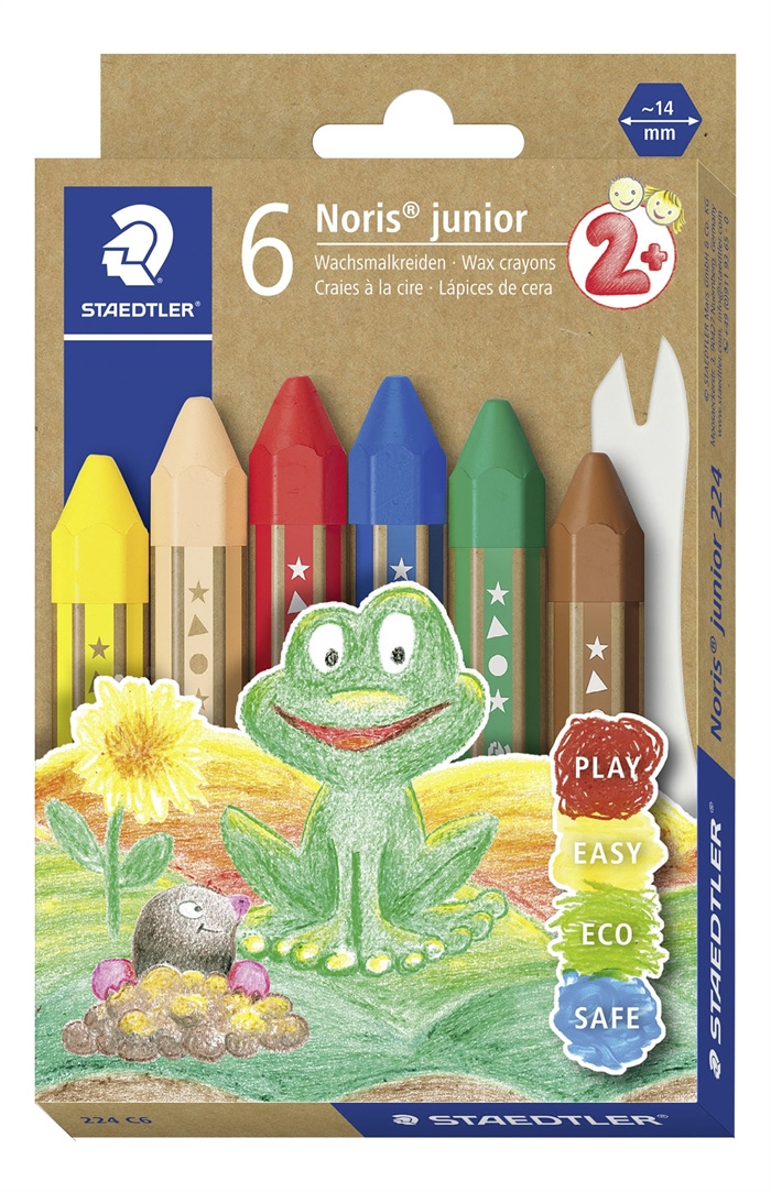 Staedtler Noris Junior Viaszkréták, 6 db