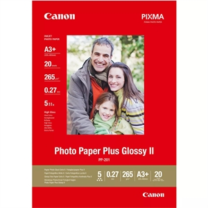 Canon PP-201 Photo Paper Plus II 265g/m² - A3+, 20 lap