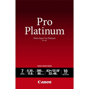 Canon Photo Paper Pro Platinum 300g/m² - A3+, 10 lap