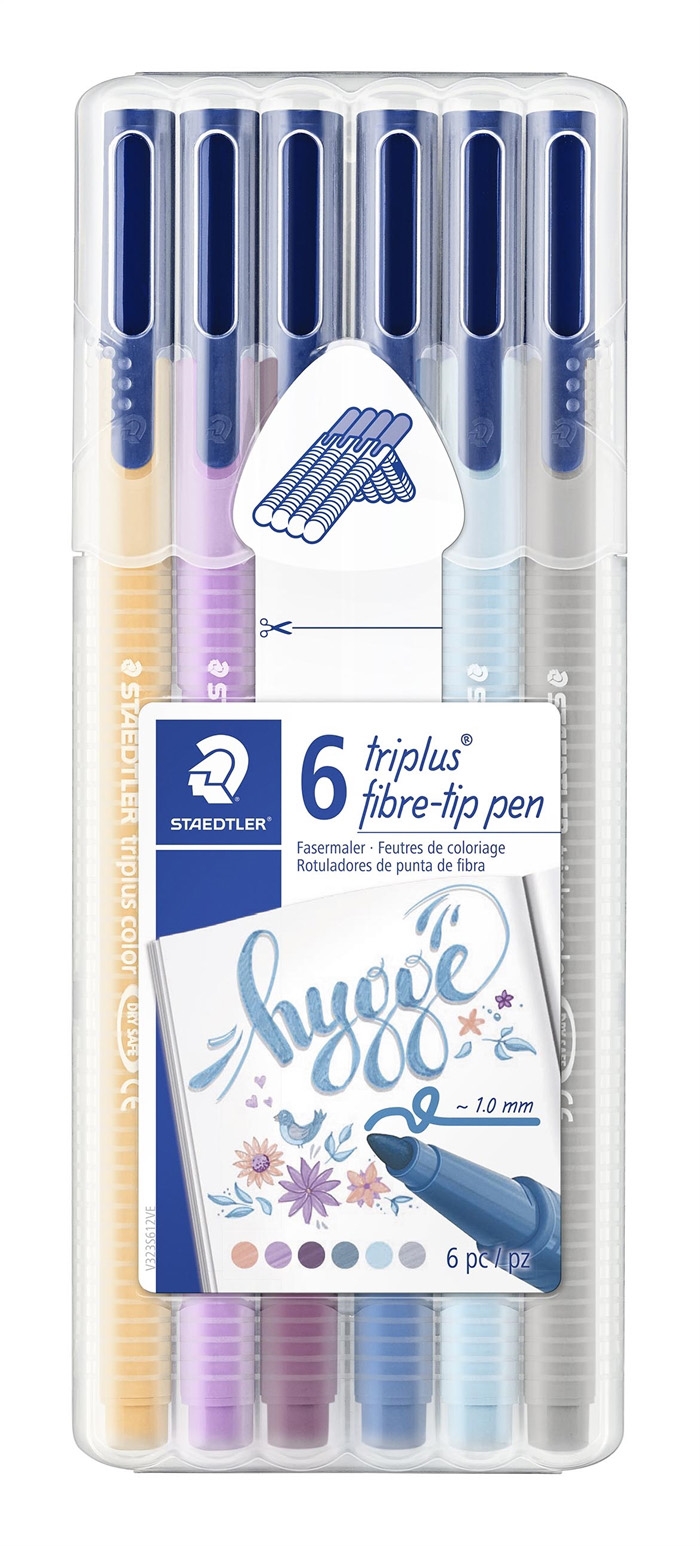 Staedtler Fiberpen Triplus Color 1,0mm Hygge készlet (6)