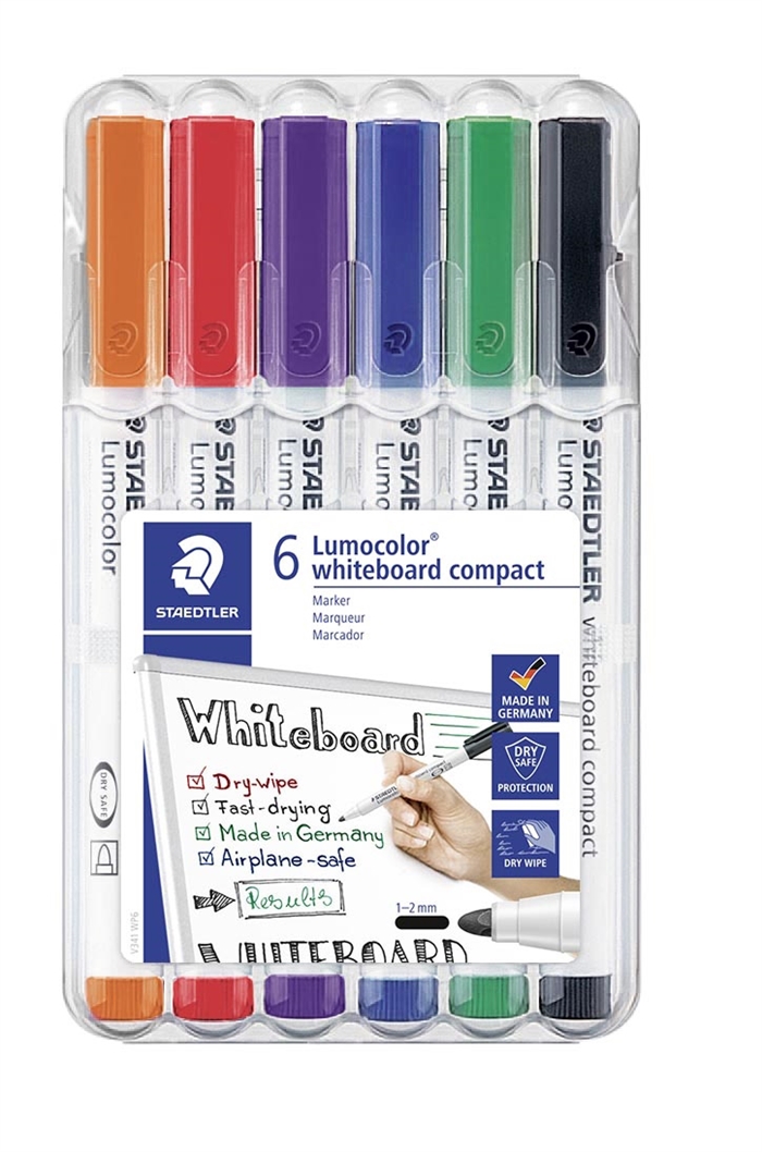 Staedtler WB Marker Lumocolor Compact klt (6)