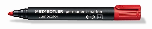 Staedtler Marker Lumocolor Perm kerek 2,0 mm piros