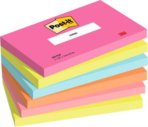 3M Post-it Poptimistic 76 x 127 mm, 100 lap - 6 csomag