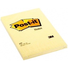 3M Post-it Notes 102 x 152 mm, sárga