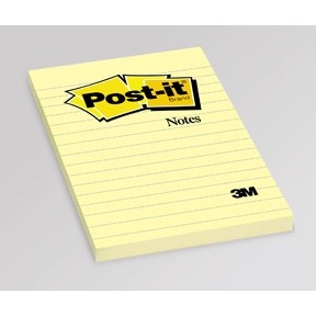 3M Post-it Notes 102 x 152 mm, vonalas sárga