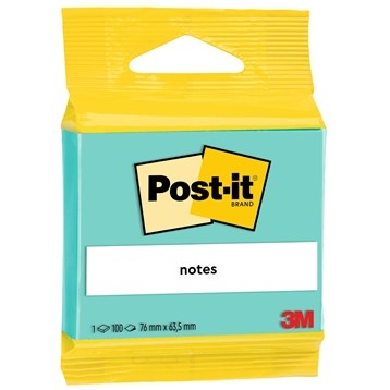 3M Post-it zöld 63,5 x 76 mm, 100 lap