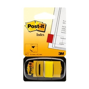 3M Post-it Indexlapok 25,4 x 43,2 mm, sárga