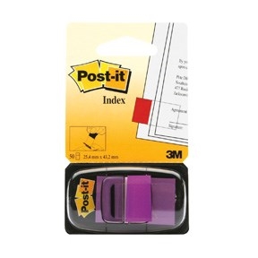 3M Post-it Indexjelölő 25,4 x 43,2 mm, lila