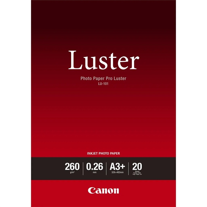 Canon Photo Paper Pro Luster 260g/m² - A3+, 20 lap