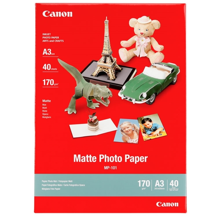 Canon MP-101 Matte Photo 170g/m² - A3, 40 lap