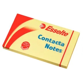 Esselte Contacta Jegyzetek 75 x 125 mm, sárga