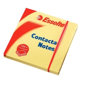 Esselte Contacta Jegyzetek 75 x 75 mm, sárga