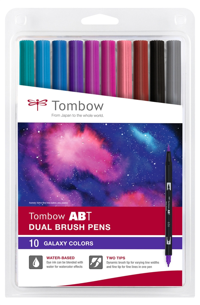 Tombow Marker ABT Dual Brush Galaxy Színek (10)