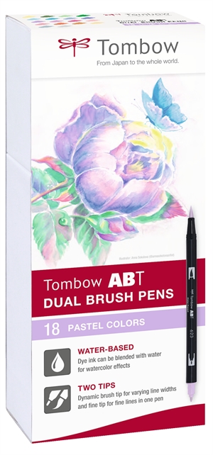 Tombow Marker ABT Dual Brush 18P-5 Pasztell (18)