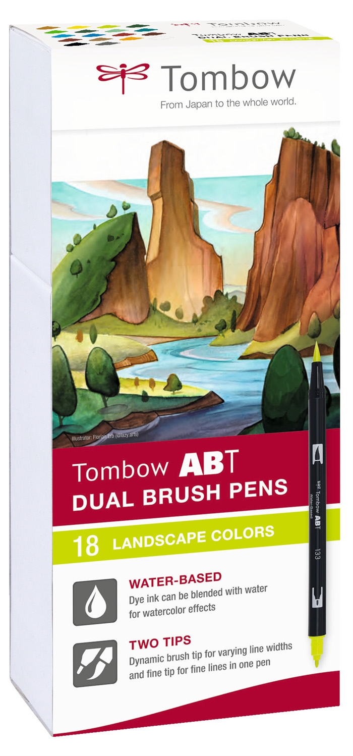 Tombow Marker ABT Dual Brush 18P-6 Tájképi karton (18)