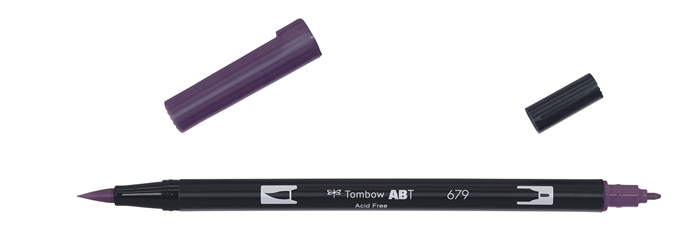 Tombow Marker ABT Dual Brush 679 sötét szilva