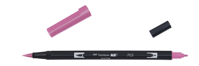 Tombow Marker ABT Dual Brush 703 rózsaszín rózsa