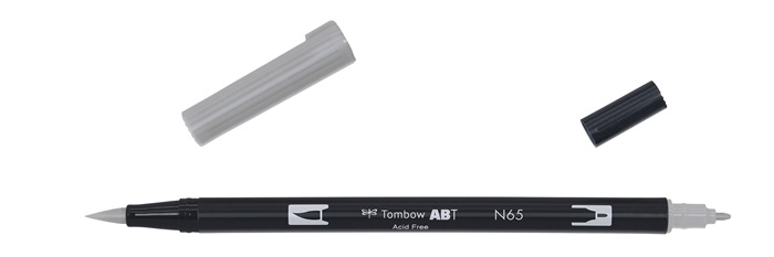 Tombow Marker ABT Dual Brush N65 hidegszürke 5