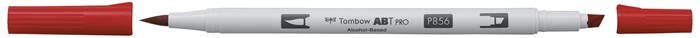 Tombow Marker alkoholos ABT PRO Dual Brush 856 pipacs piros