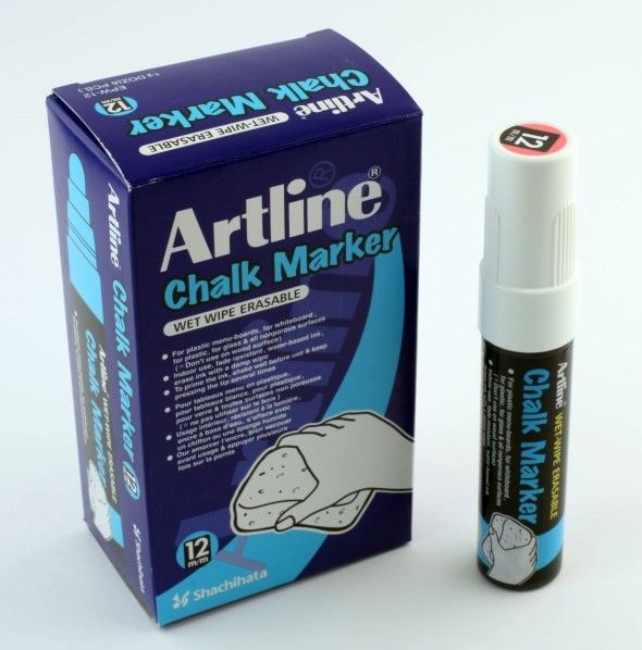 Artline Krétamarker 12,0 mm hegy fehér