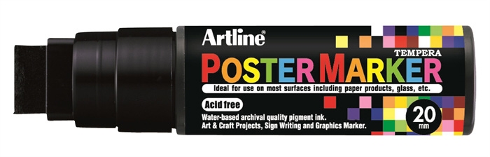 Artline Poster Marker 20 fekete