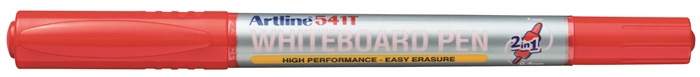 Artline Whiteboard Marker 541T 2-az-1 piros