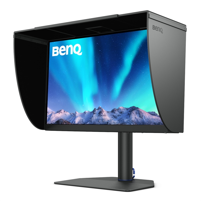 BenQ SW272U - 27" 4K - képernyő fénykép- és videószerkesztéshez + ingyenes árnyékoló burkolat