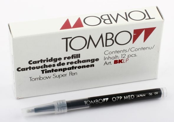 Tombow Rollerpen utántöltő 0,10 fekete