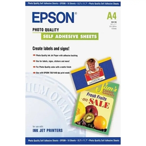 Epson Öntapadós Fotópapír - A4 - 10 lap