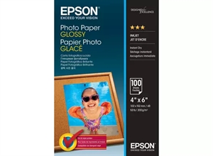 Epson Fényes Fotópapír, 200 g/m² - 10 x 15 cm - 100 lap