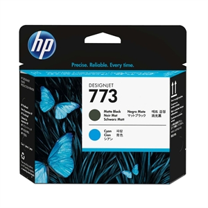 HP 773 matt fekete és cián nyomtatófej