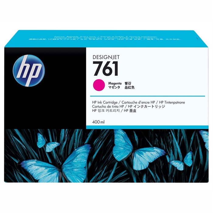 HP 761 magenta tintapatron, 400 ml