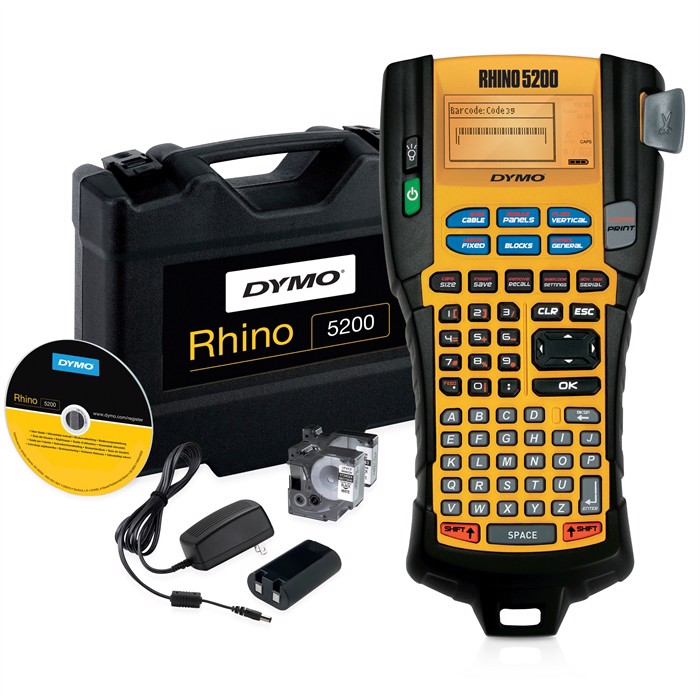 LabelManager Rhino 5200 pro gép kemény tokban