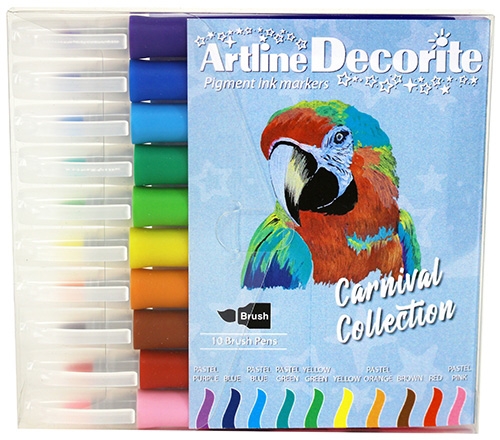 Artline Decorite ecset pasztell 10-készlet