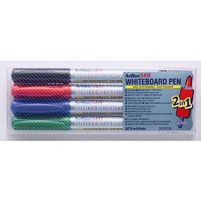 Artline Whiteboard Marker 541T 2 az 1-ben 4-es készlet