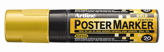 Artline Poster Marker 20 arany