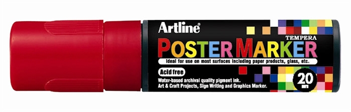 Artline Poszterfilc 20 piros