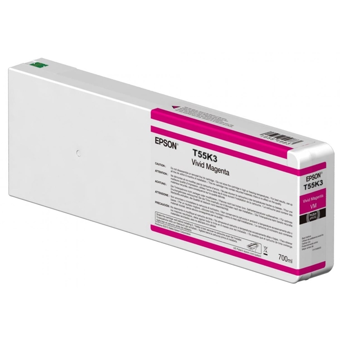 Epson Vivid Magenta T55K3 - 700 ml tintapatron