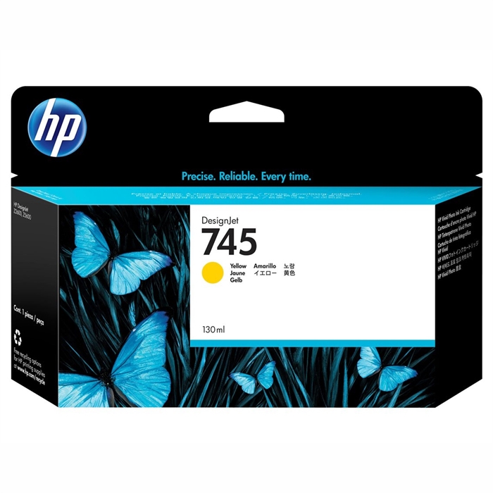 HP 745 sárga tintapatron, 130 ml