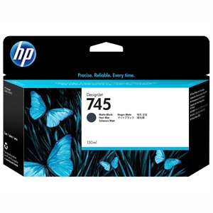 HP 745 matt fekete tintapatron, 130 ml