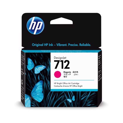 HP 712 29 ml-es bíbor DesignJet tintapatron