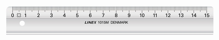 Linex iskolai vonalzó 15cm 1015M