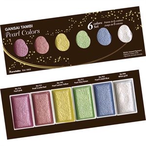 ZIG GANSAI TAMBI PEARL COLORS 6 szín készlet