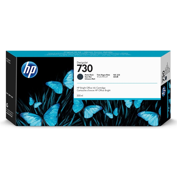 HP 730 300 ml Matt Fekete DesignJet tintapatron