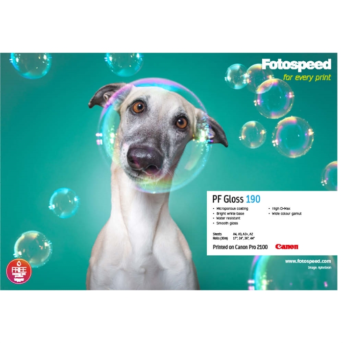 Fotospeed PF Gloss 190 g/m² - 17" x 30 méter